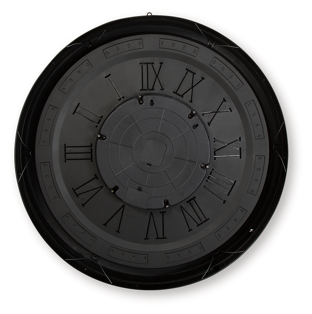 Dairton - Wall Clock - Black / Gold Finish - Image 4