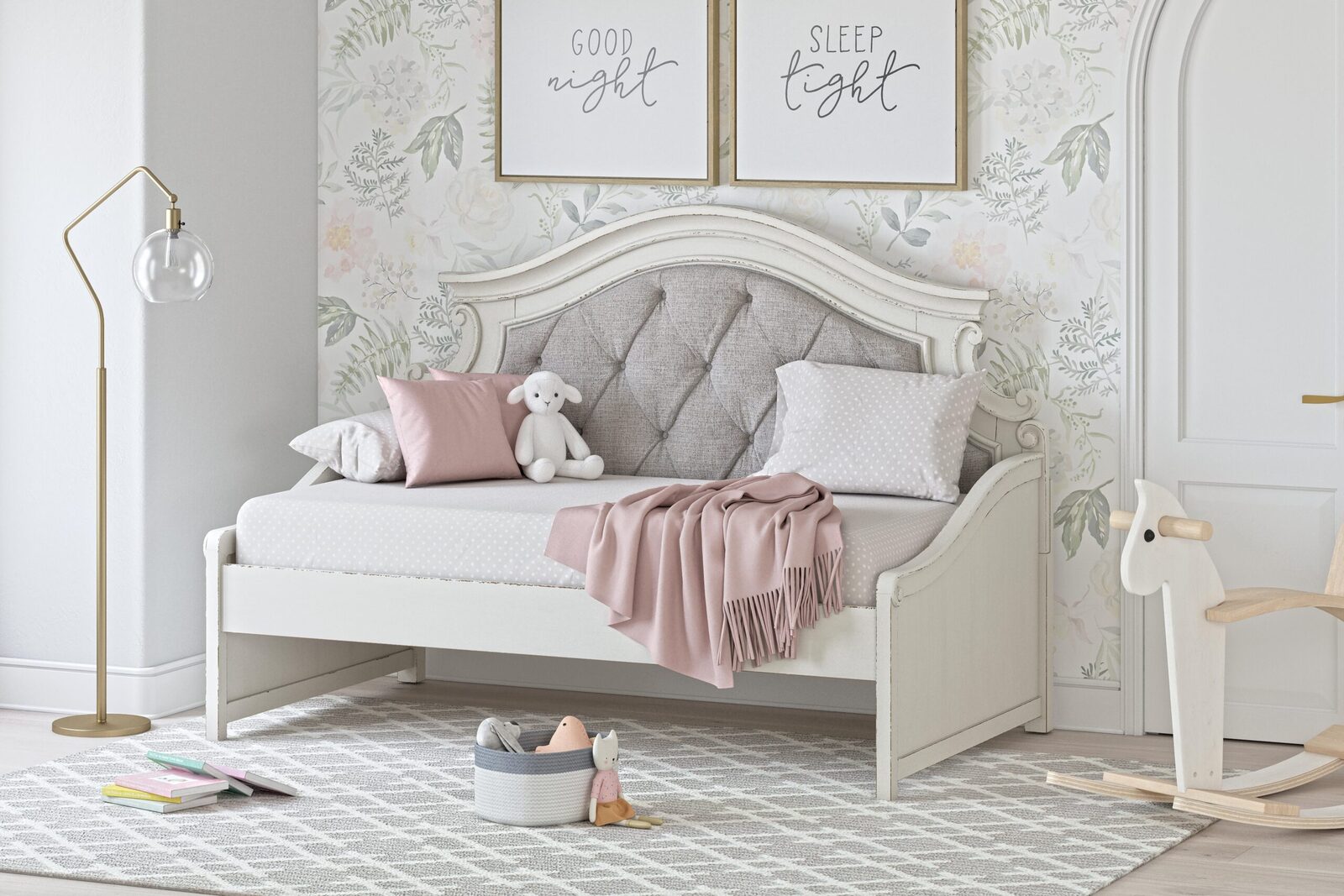 Realyn - Twin Day Bed - Chipped White - Image 2