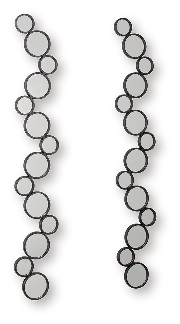 Vinler - Accent Mirror Set (Set of 2) - Black - Image 3