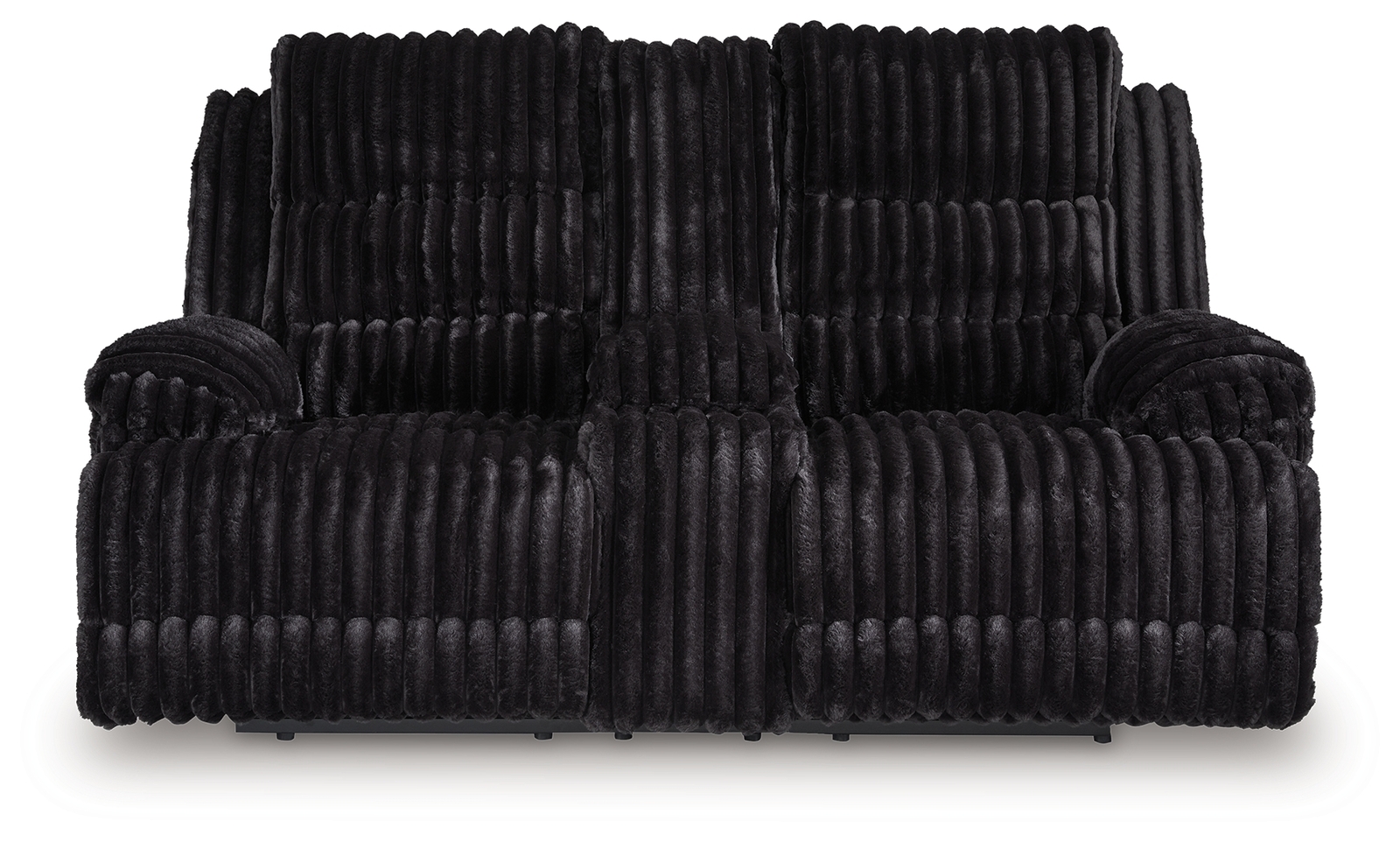 Rhine Falls - Double Reclining Power Loveseat With Console - Onyx - Image 3