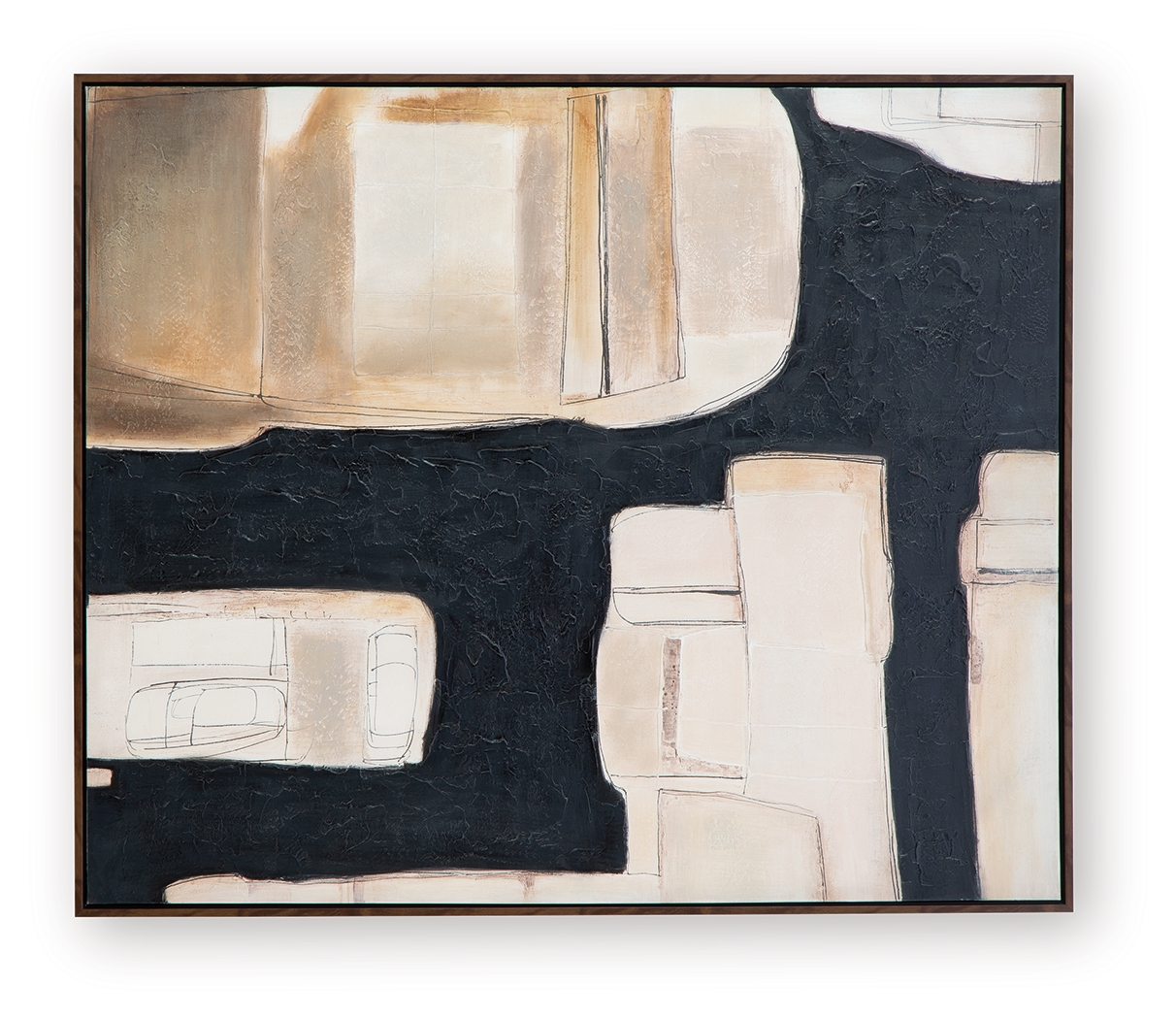 Feyville - Wall Art - Black / Brown / Cream - Image 6
