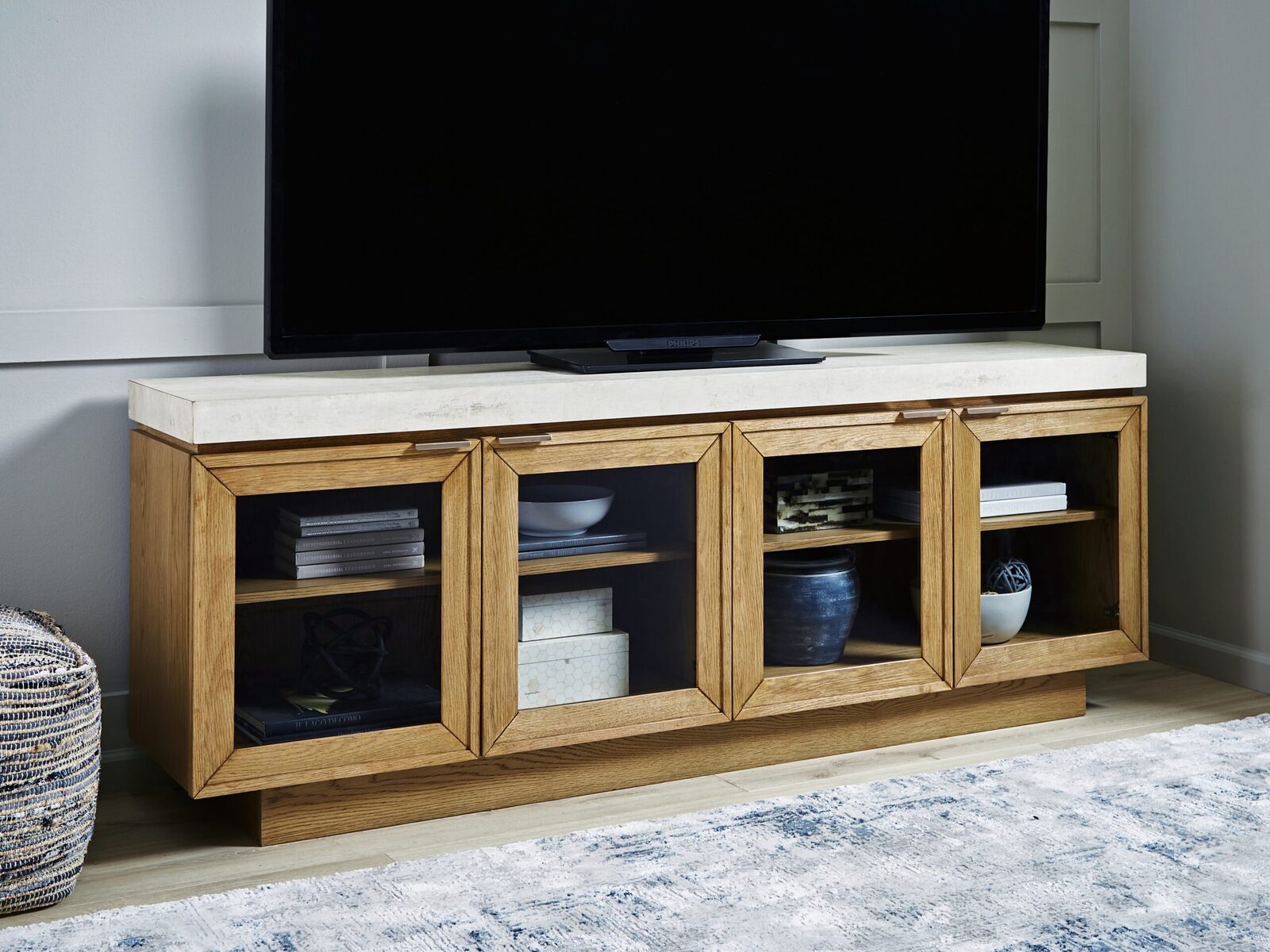Adanworth - Accent Cabinet - Light Brown / Gray - Image 6