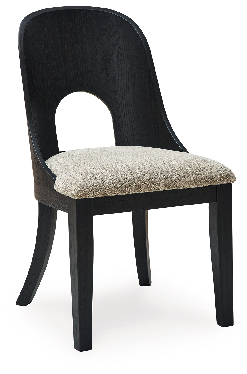 Rowanbeck - Dining Upholstered Side Chair (Set of 2) - Gray / Black - Image 3