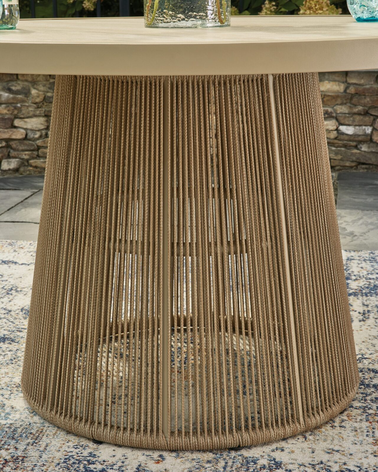 Orchard Beach - Outdoor Dining Table - Beige - Image 4