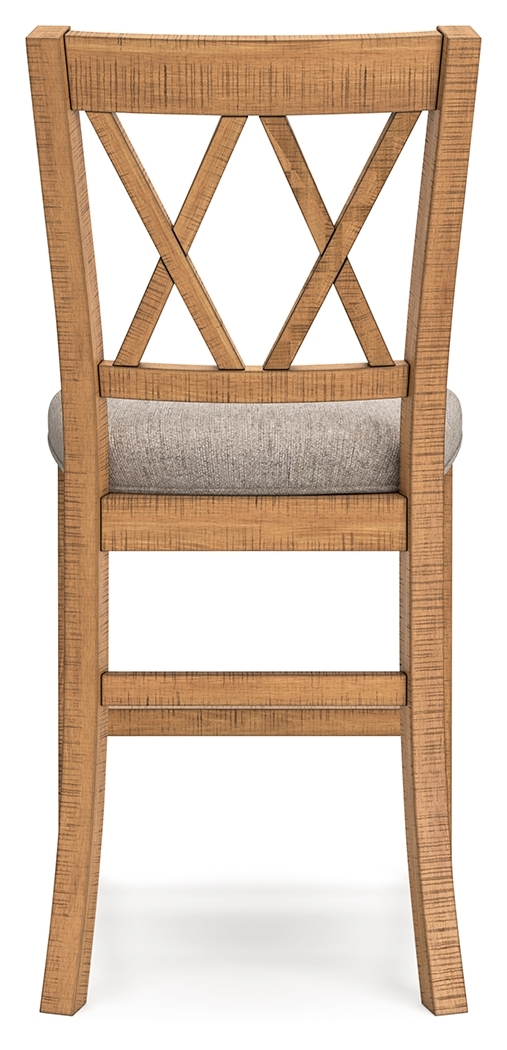 Havonplane - Upholstered Barstool (Set of 2) - Brown - Image 5