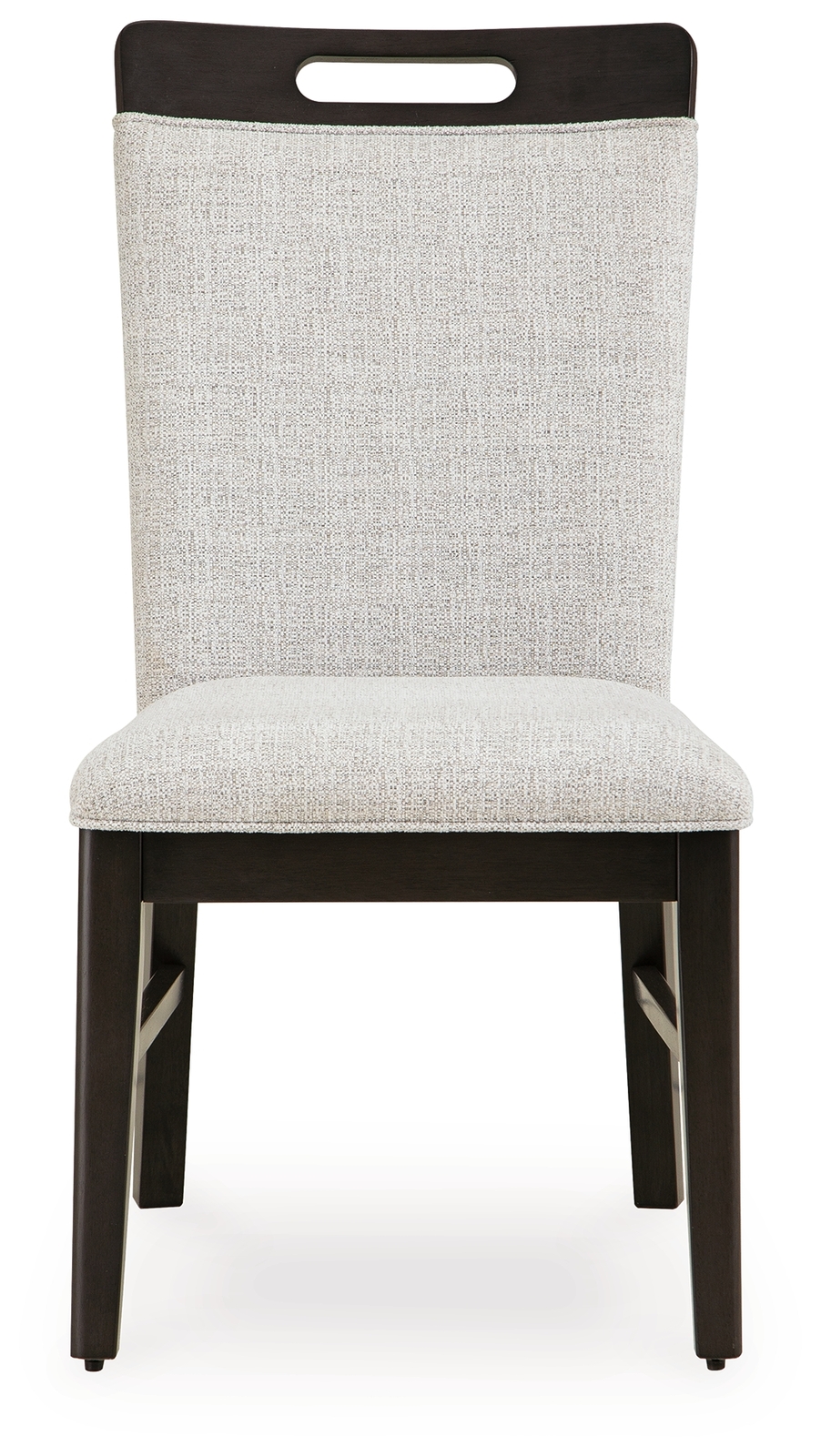 Neymorton - Dining Upholstered Side Chair (Set of 2) - Light Gray / Brown - Image 4