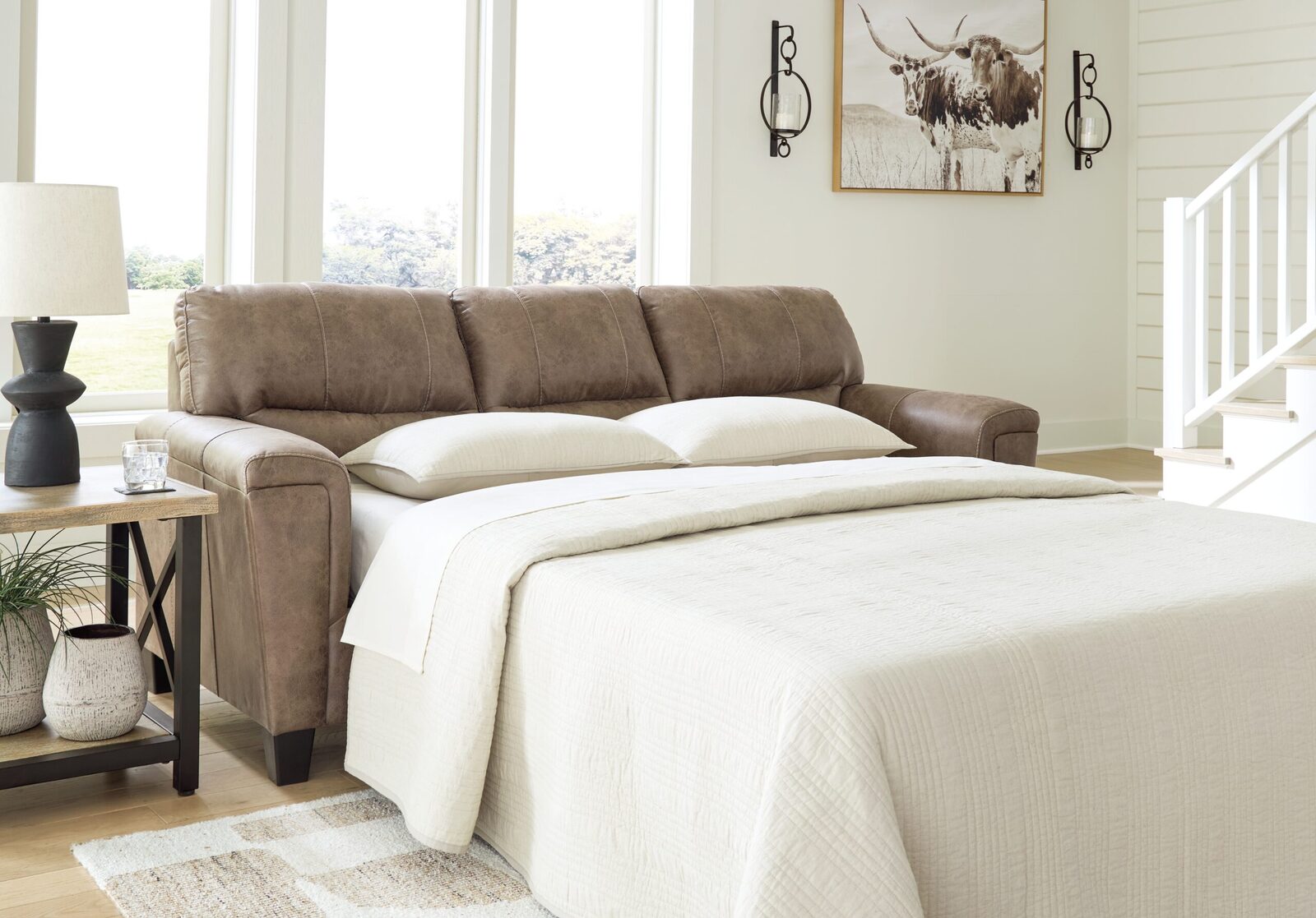 Navi - Queen Sofa Sleeper - Fossil - Image 2
