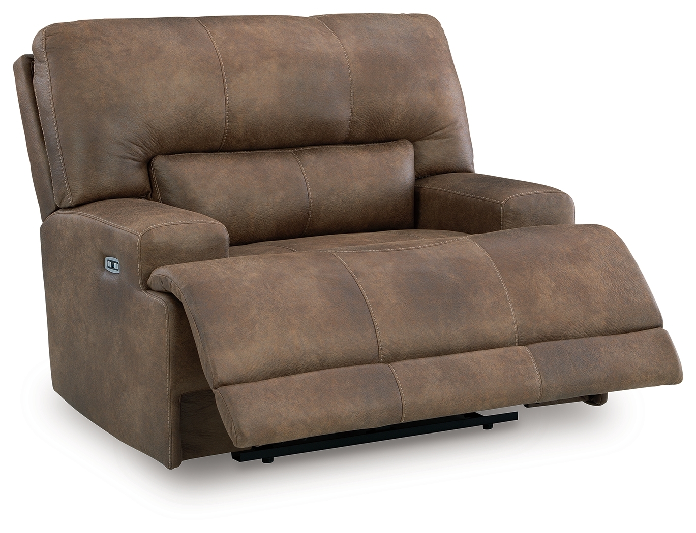 Beckley Place - Power Recliner With Adjustable Headrest - Earth - Image 3