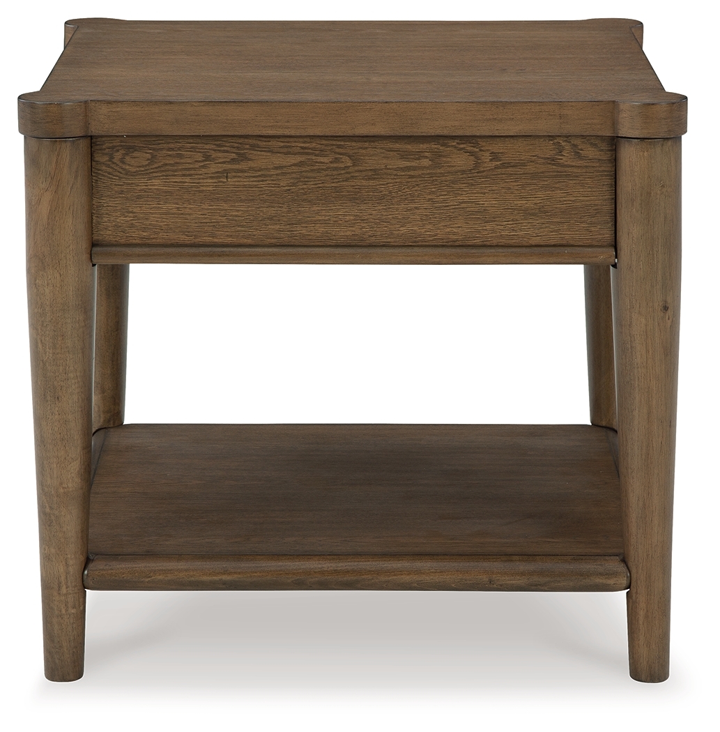 Roanhowe - Rectangular End Table - Brown - Image 5