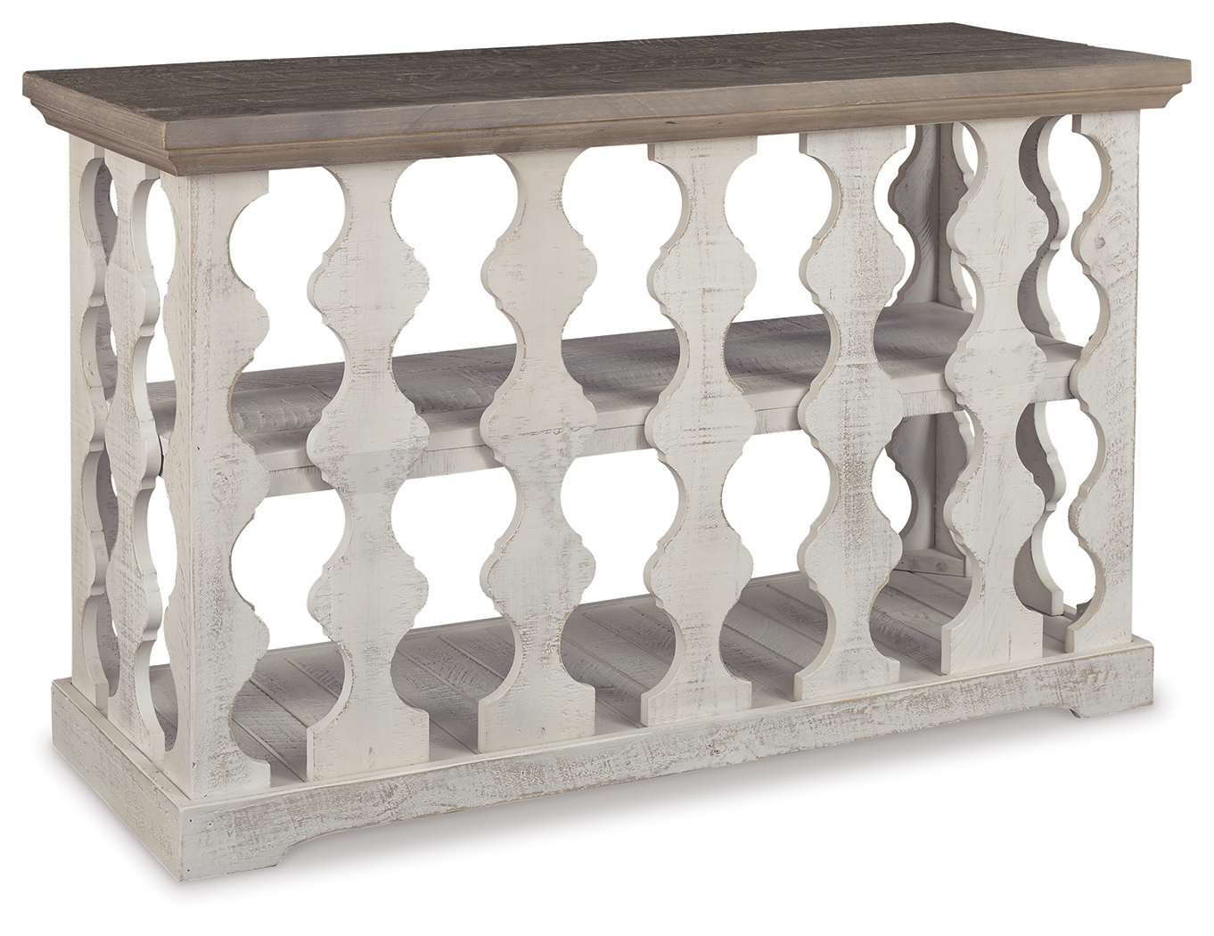 Havalance - Console Sofa Table - Gray / White - Image 3