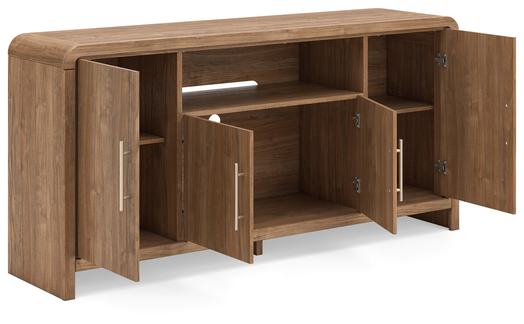 Dovander - Extra Large TV Stand - Brown - Image 4