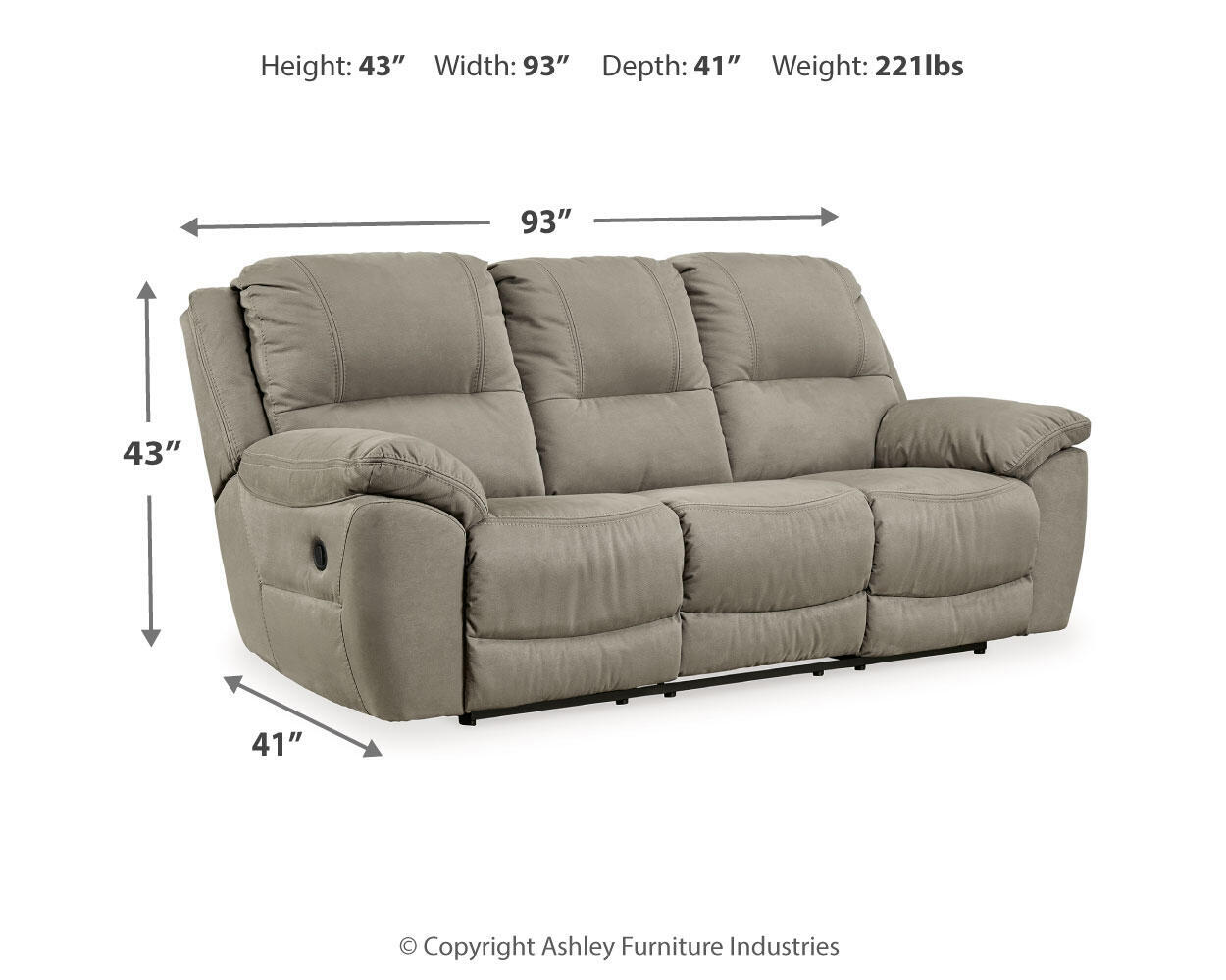 Next-Gen Gaucho - Reclining Sofa - Image 8