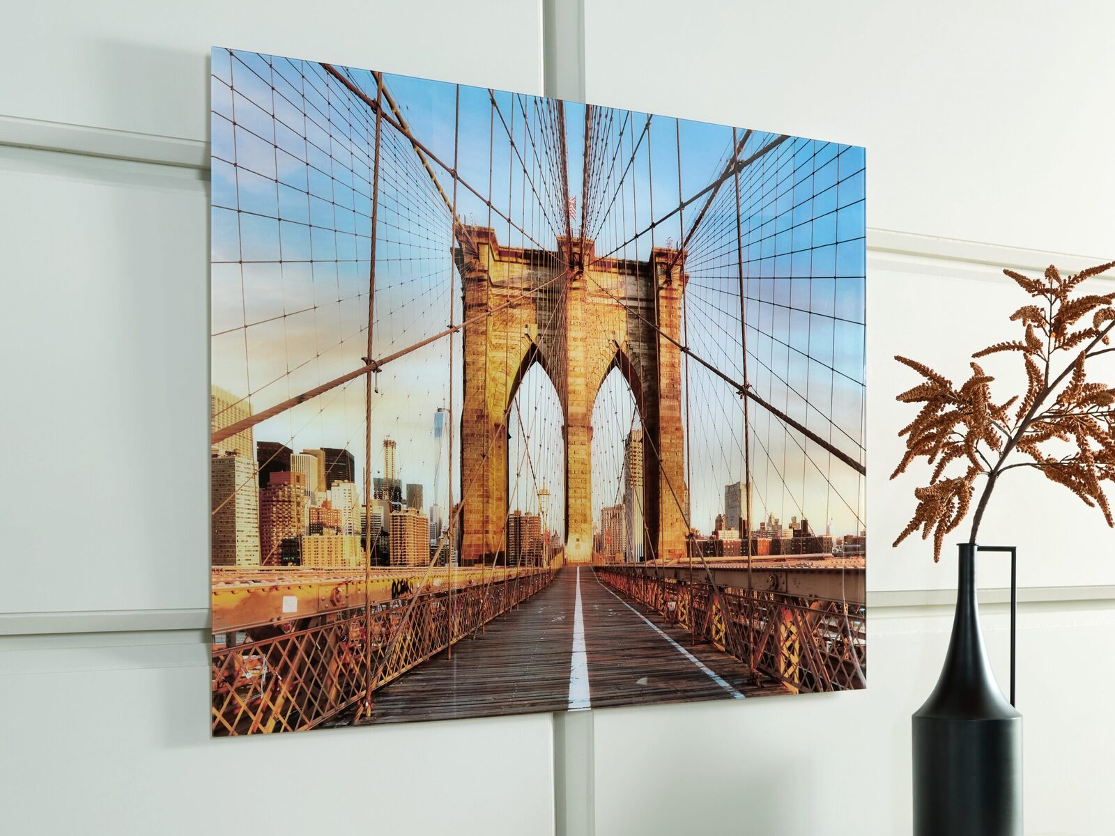 Shayward - Wall Art - Blue / Amber - Image 2