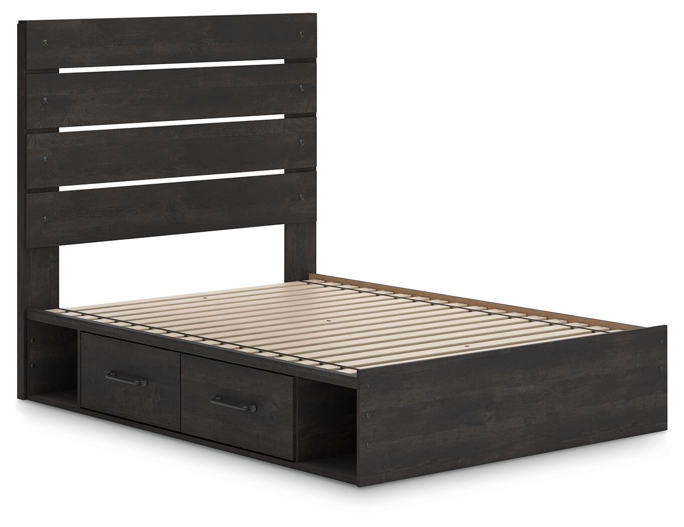 Hollivern - Panel Bed With Storage - Image 15