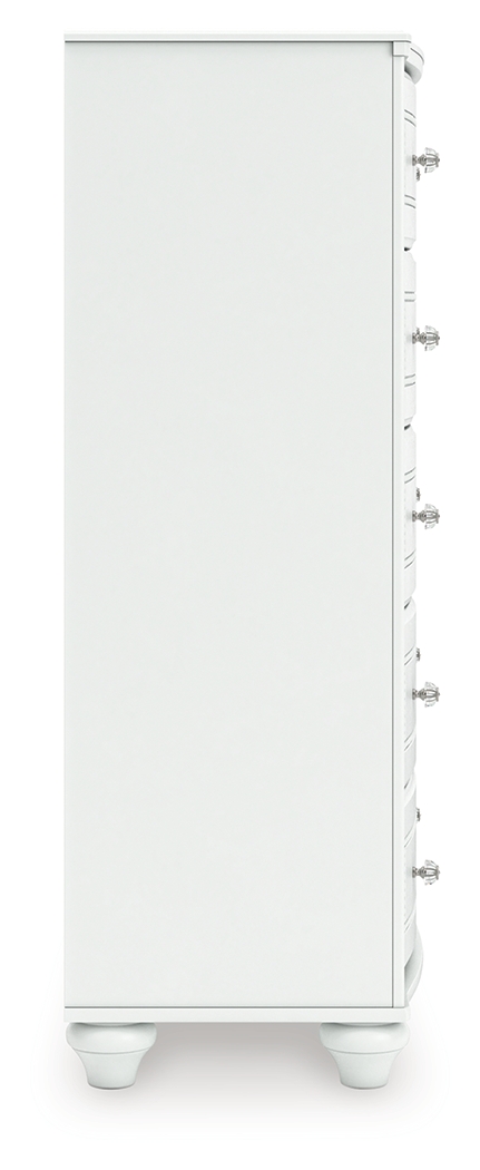 Kozlani - Five Drawer Chest - White - Image 6