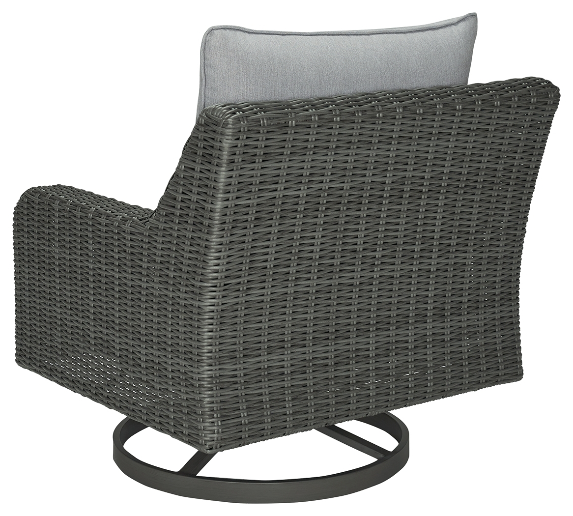 Elite Park - Swivel Lounge w/ Cushion - Gray - Image 6