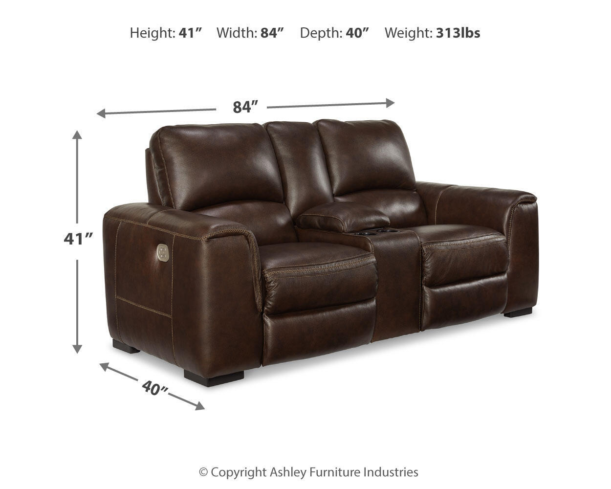 Alessandro - Power Reclining Loveseat - Image 10