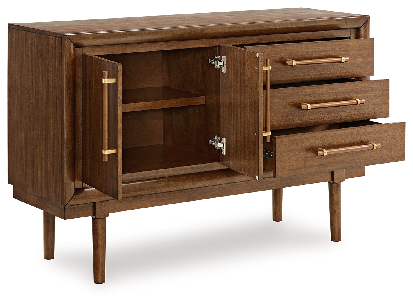 Lyncott - Dining Room Server - Brown - Image 3