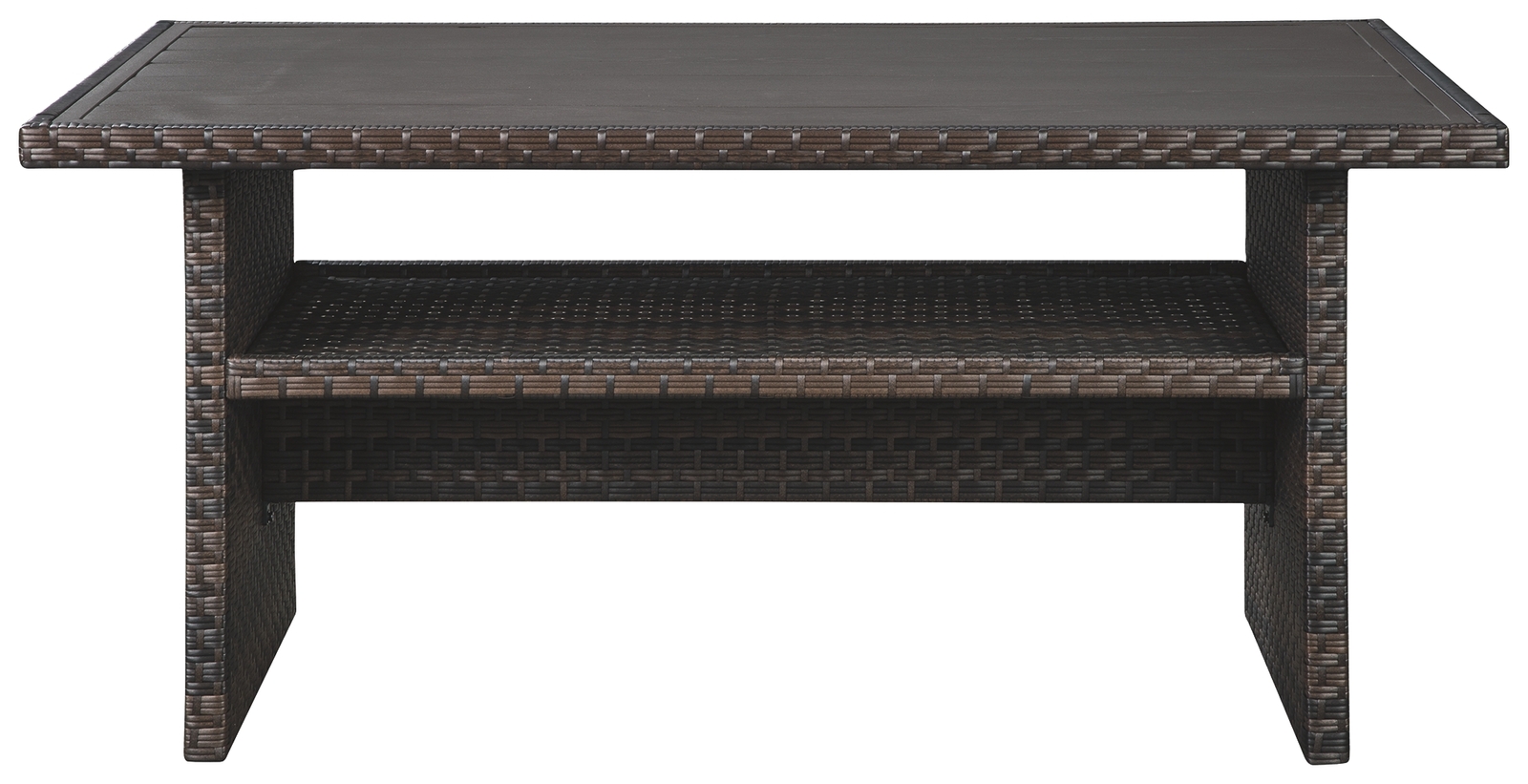 Easy Isle - RECT Multi-Use Table - Dark Brown / Beige - Image 3