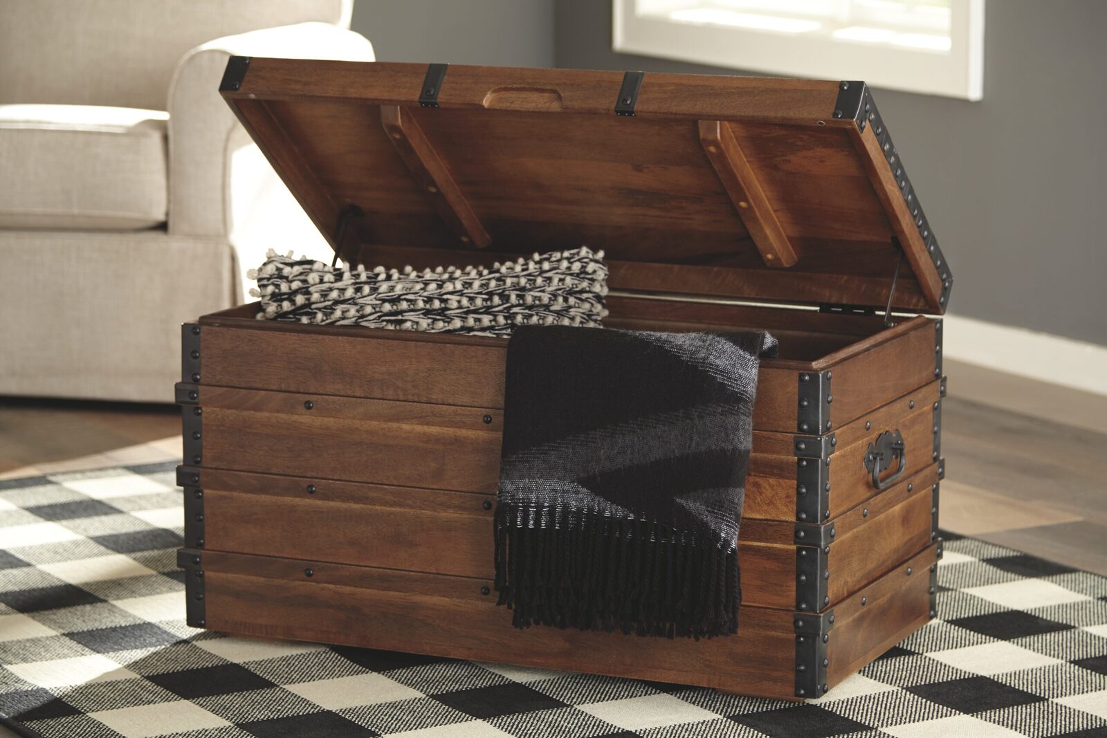 Kettleby - Storage Trunk - Brown - Image 9