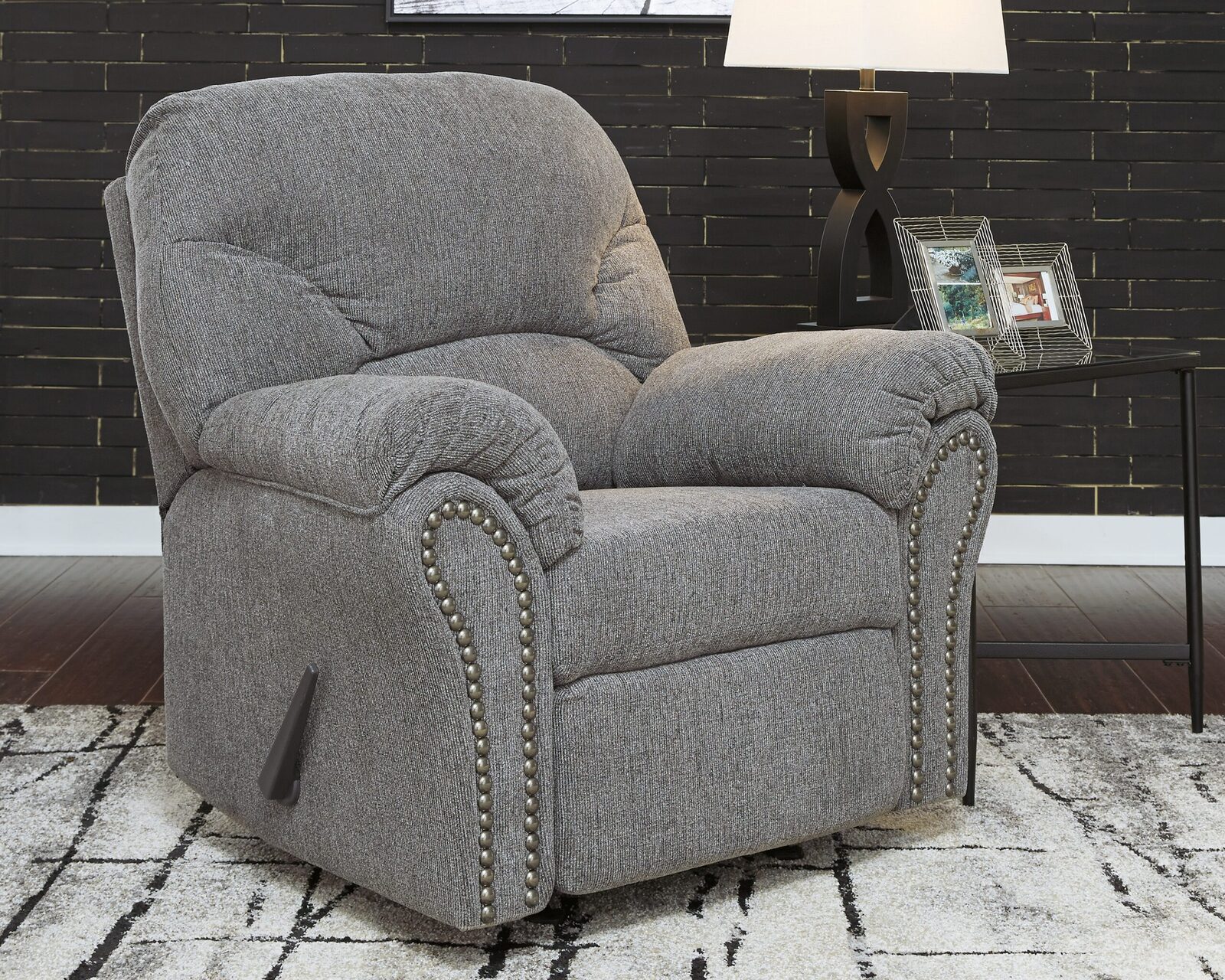 Allmaxx - Rocker Recliner - Pewter - Image 2