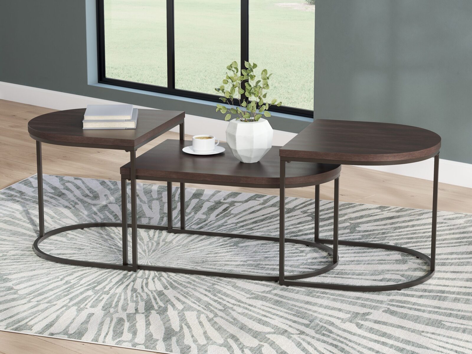 Vanmore - Occasional Table Set (Set of 3) - Dark Brown - Image 5