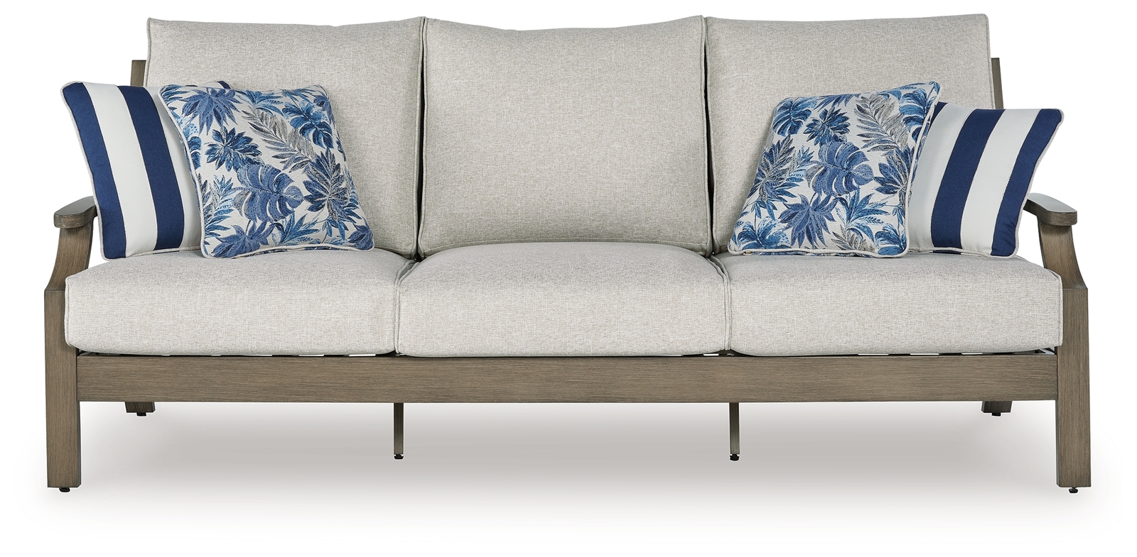Rainier Ranch - Sofa With Cushion - Brown / Beige - Image 3