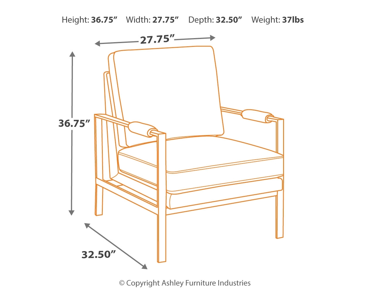 Peacemaker - Accent Chair - Brown - Image 3