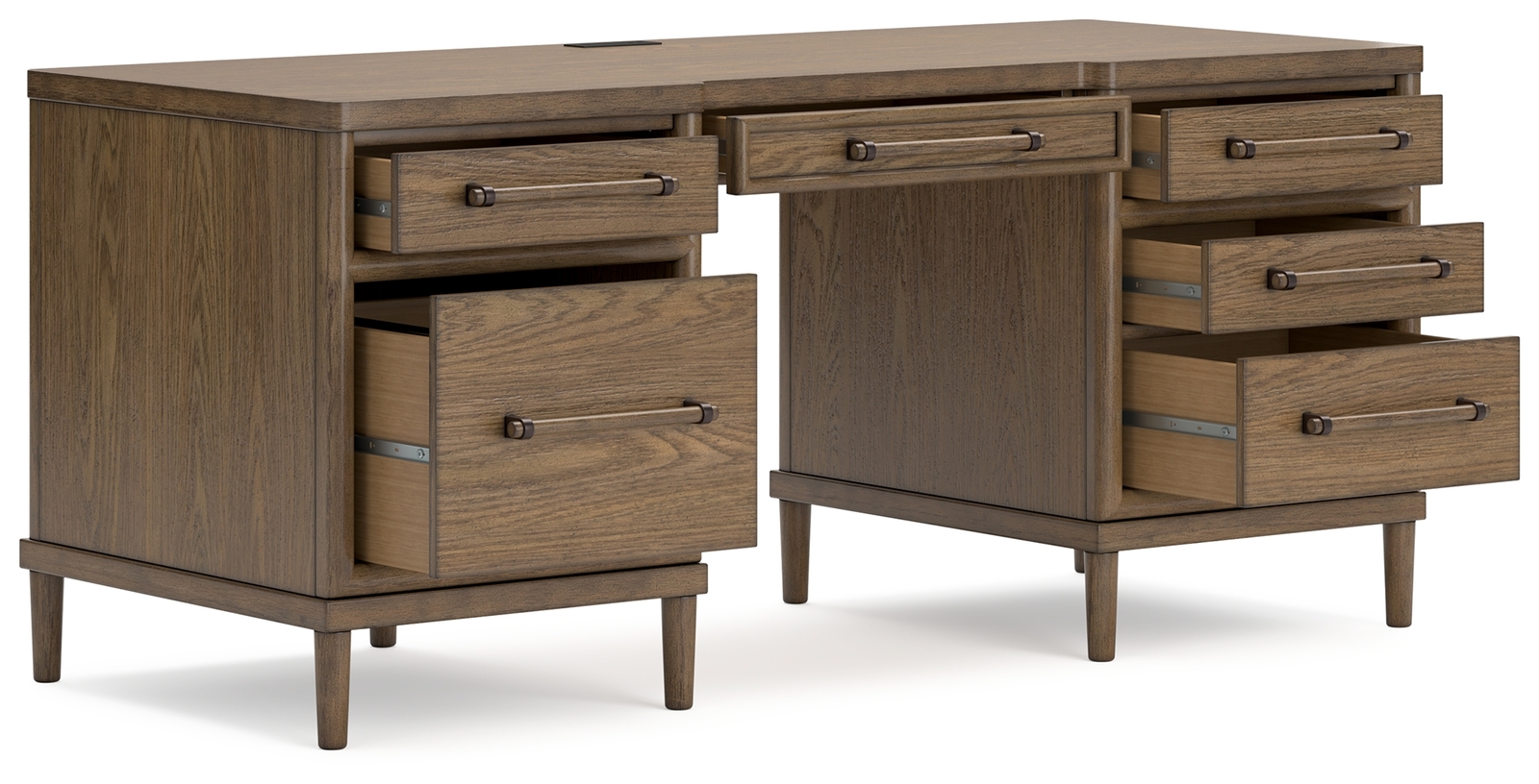 Roanhowe - Home Office Desk - Brown - Image 4