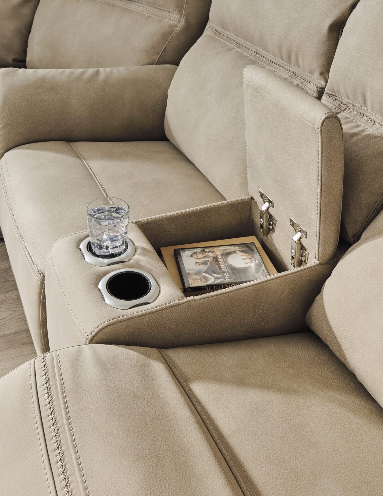 Next-Gen Durapella - Reclining Power Loveseat With Console - Image 9