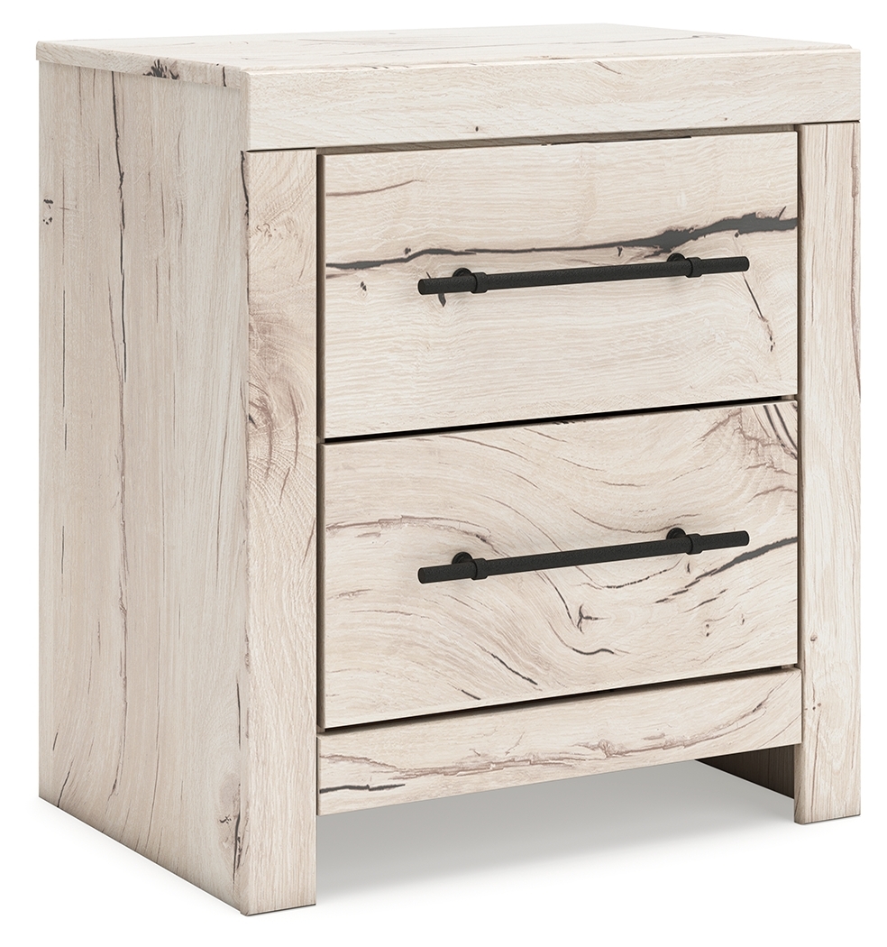 Lawroy - Two Drawer Night Stand - Light Natural - Image 2