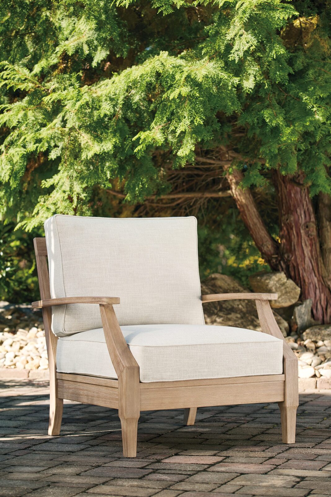 Carter Hall - Lounge Chair With Cushion - Beige - Image 2