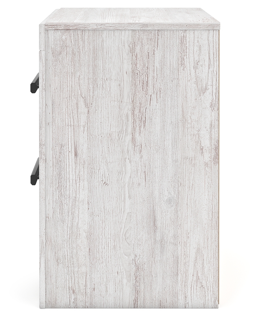 Cayboni - Two Drawer Night Stand - Whitewash - Image 7