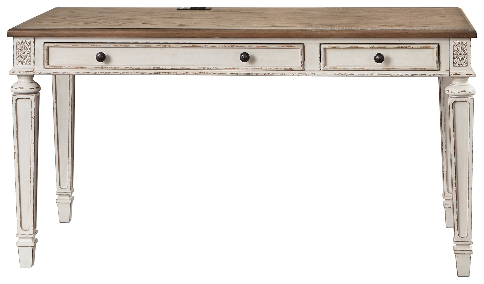 Realyn - Home Office Desk - Light Brown - Image 3