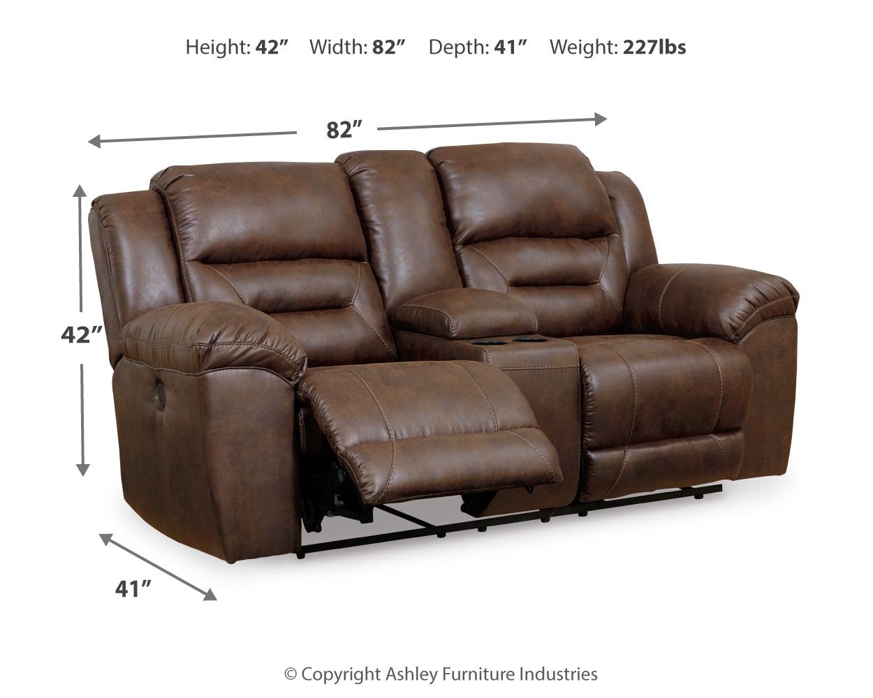 Stoneland - Power Reclining Loveseat - Image 11