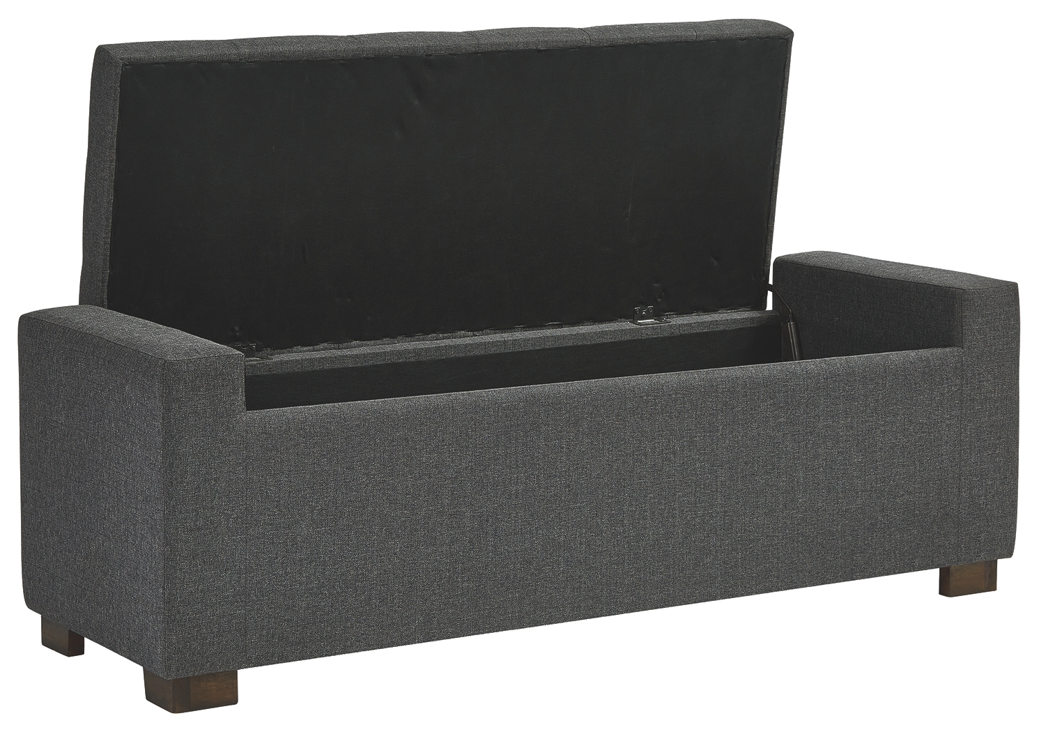 Cortwell - Storage Bench - Gray - Image 3
