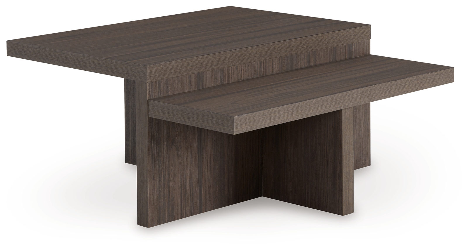 Zendex - Occasional Table Set (Set of 2) - Brown - Image 3