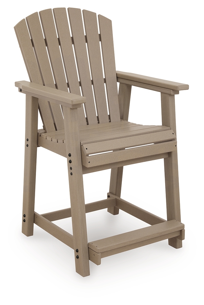 Seacliff Beach - Barstool (Set of 2) - Medium Brown - Image 3