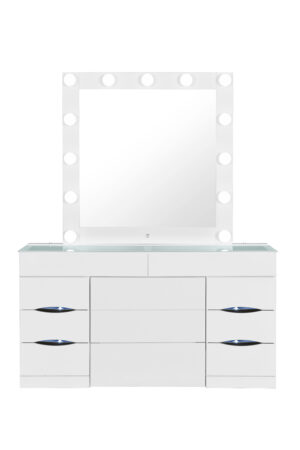 Ella - Mirror With LED - White