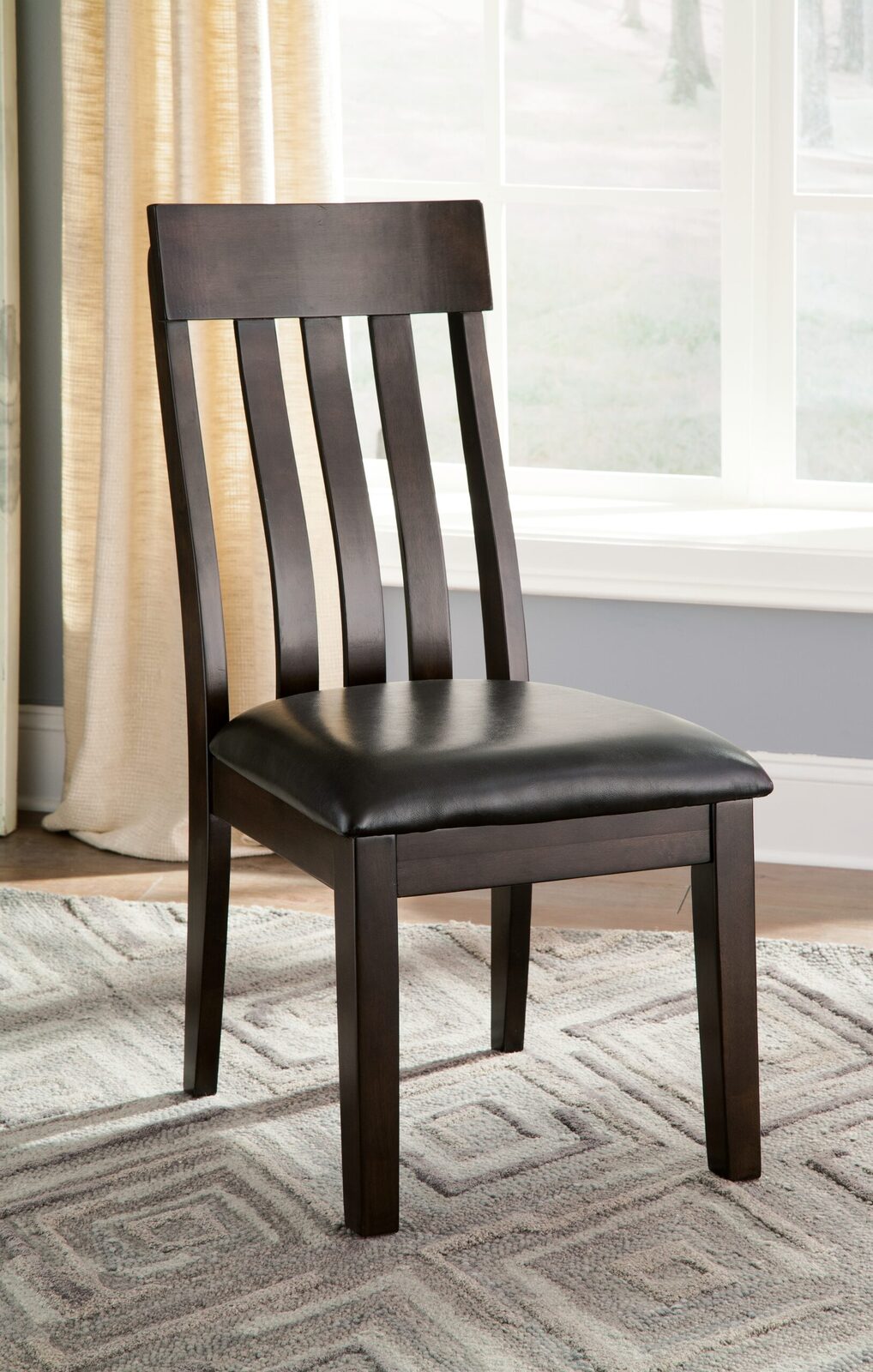 Haddigan - Dining UPH Side Chair (Set of 2) - Dark Brown - Image 2