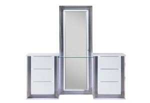 Ylime - Vanity With LED - Smooth White