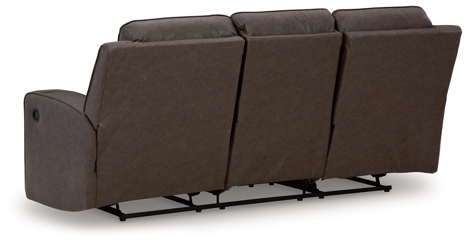 Lavenhorne - Rec Sofa W/Drop Down Table - Granite - Image 6