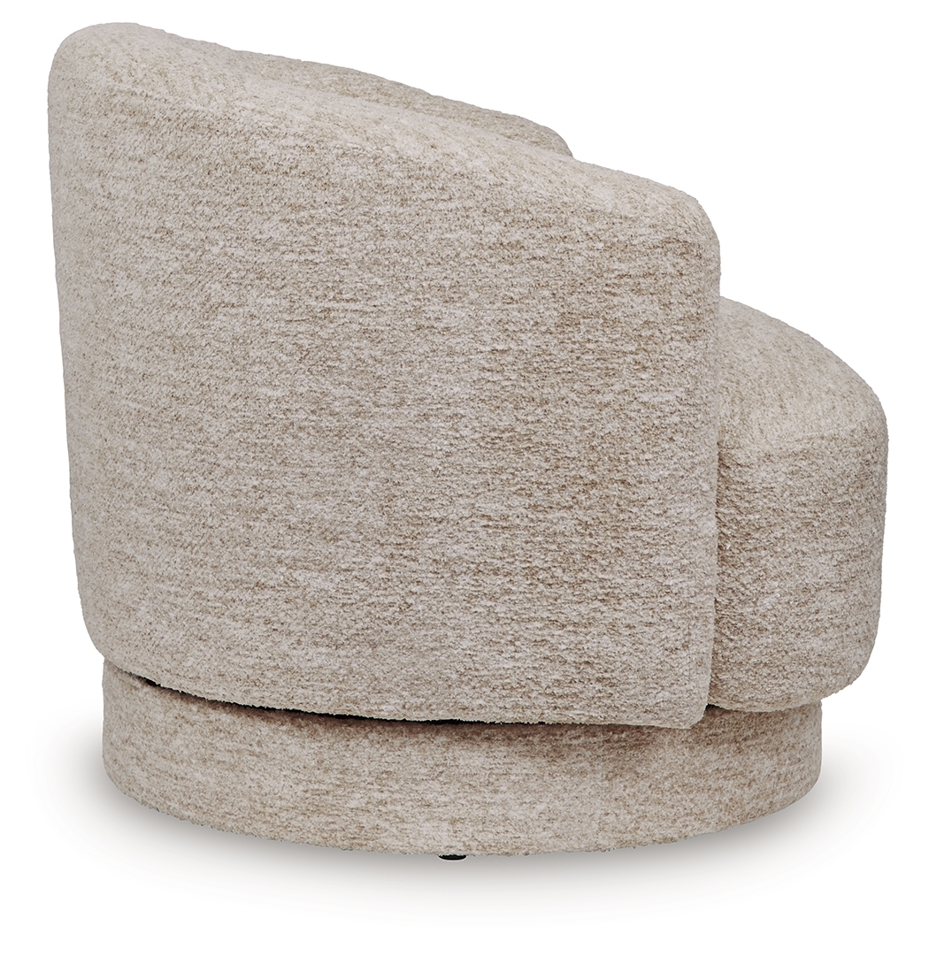 Wardsor - Swivel Chair - Stone - Image 4