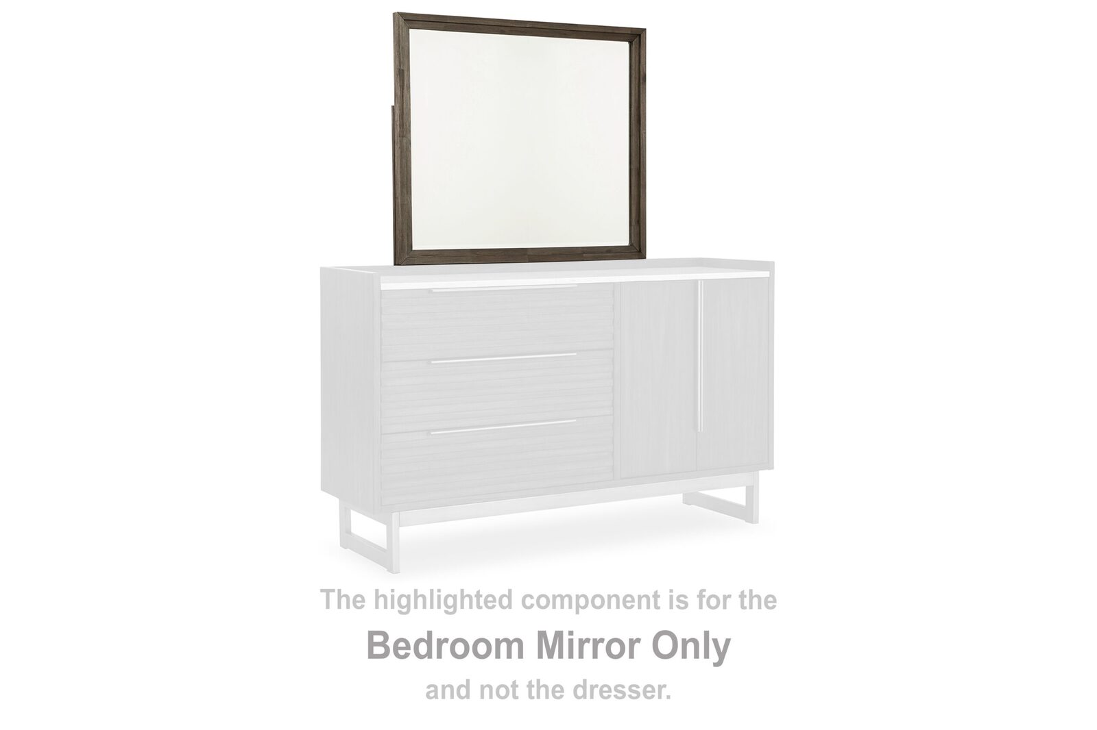 Arkenton - Bedroom Mirror - Grayish Brown - Image 2