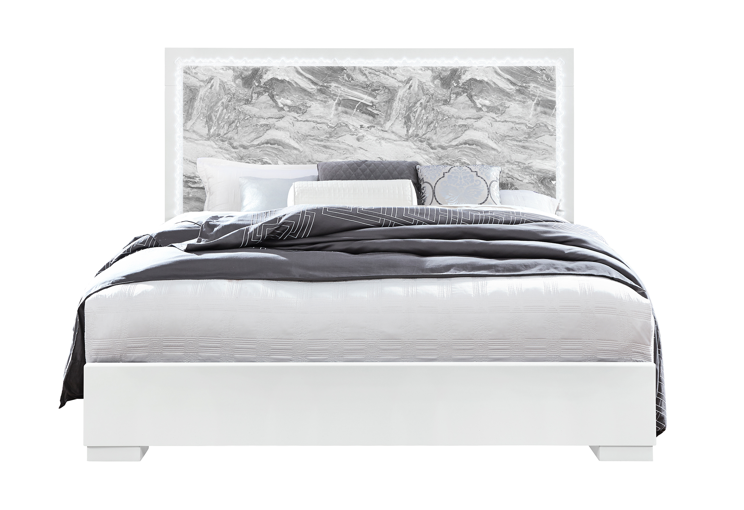 Naomi - 5 Piece Bedroom Set - Silver - Image 12