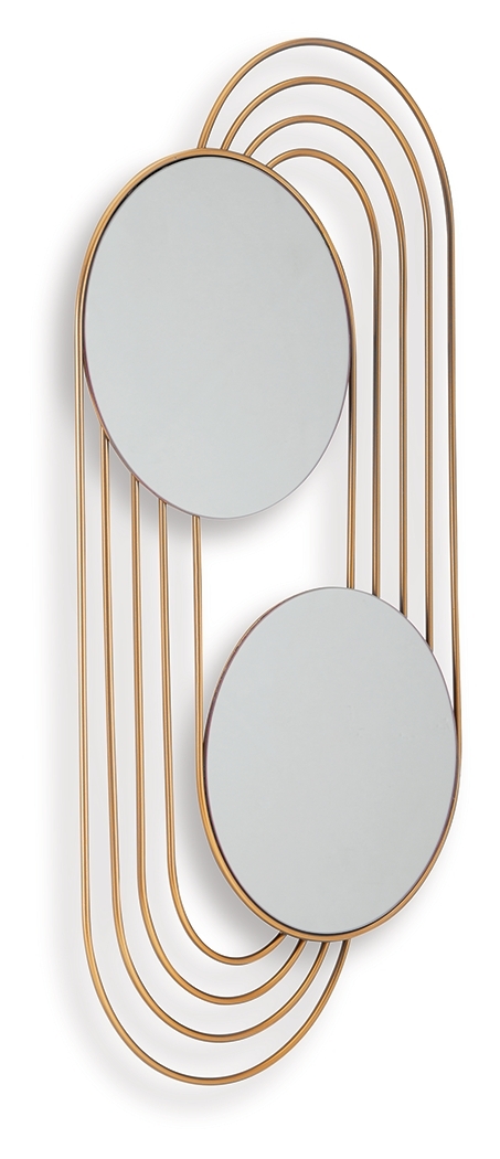 Warrenley - Accent Mirror - Gold Finish - Image 3