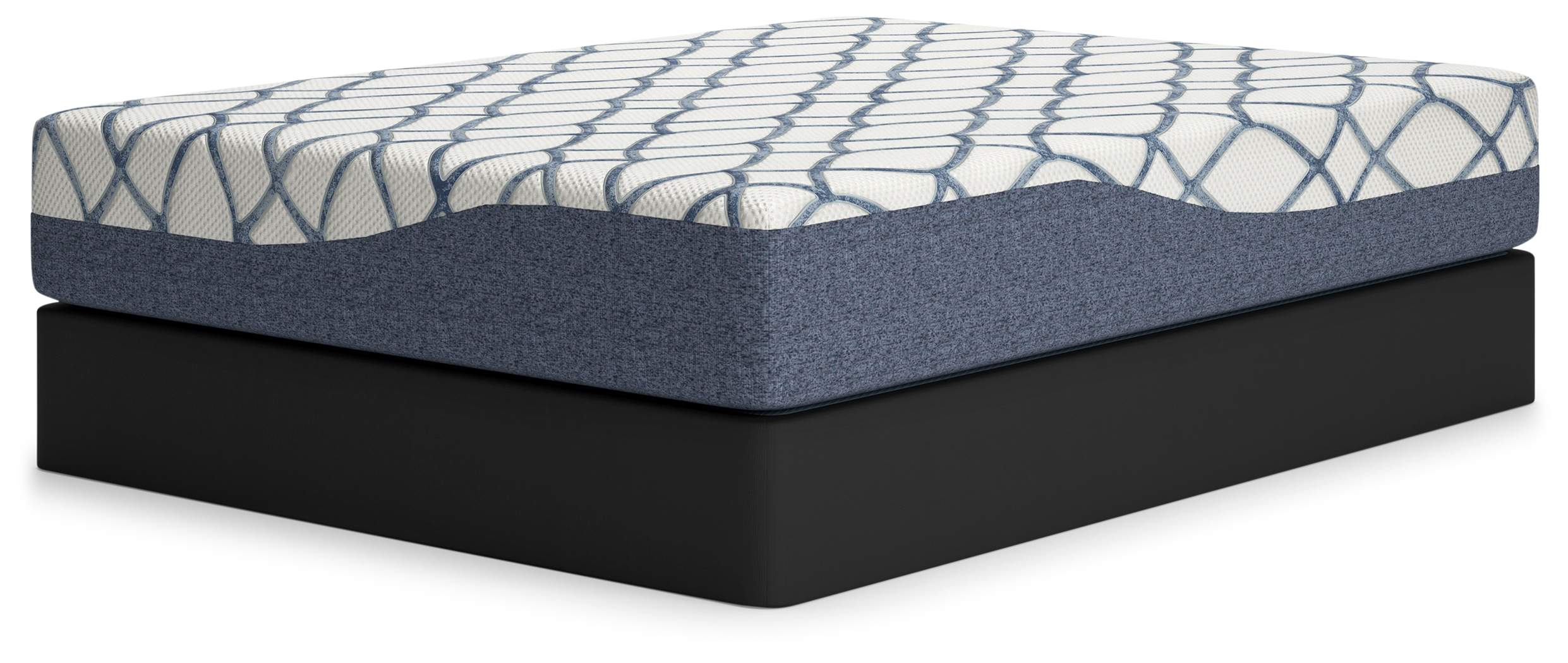 12 Inch Chime Elite 2.0 - California King Mattress - White / Blue - Image 8