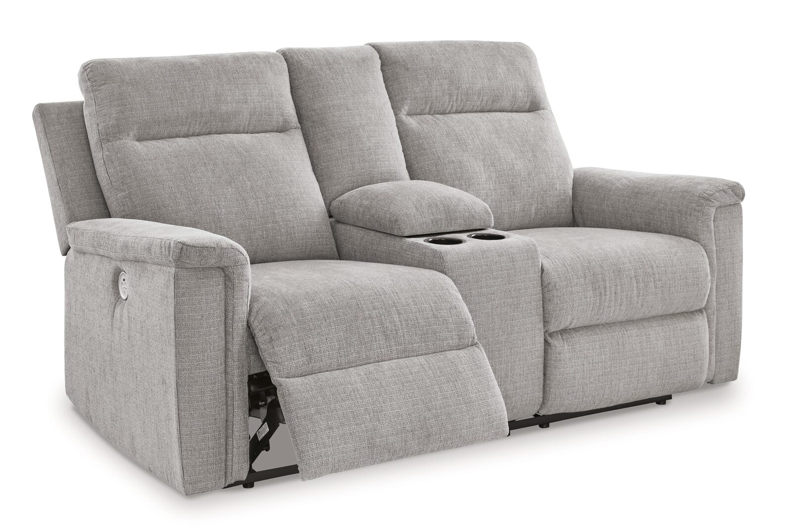 Barnsana - Dbl Power Reclining Loveseat With Console - Image 3