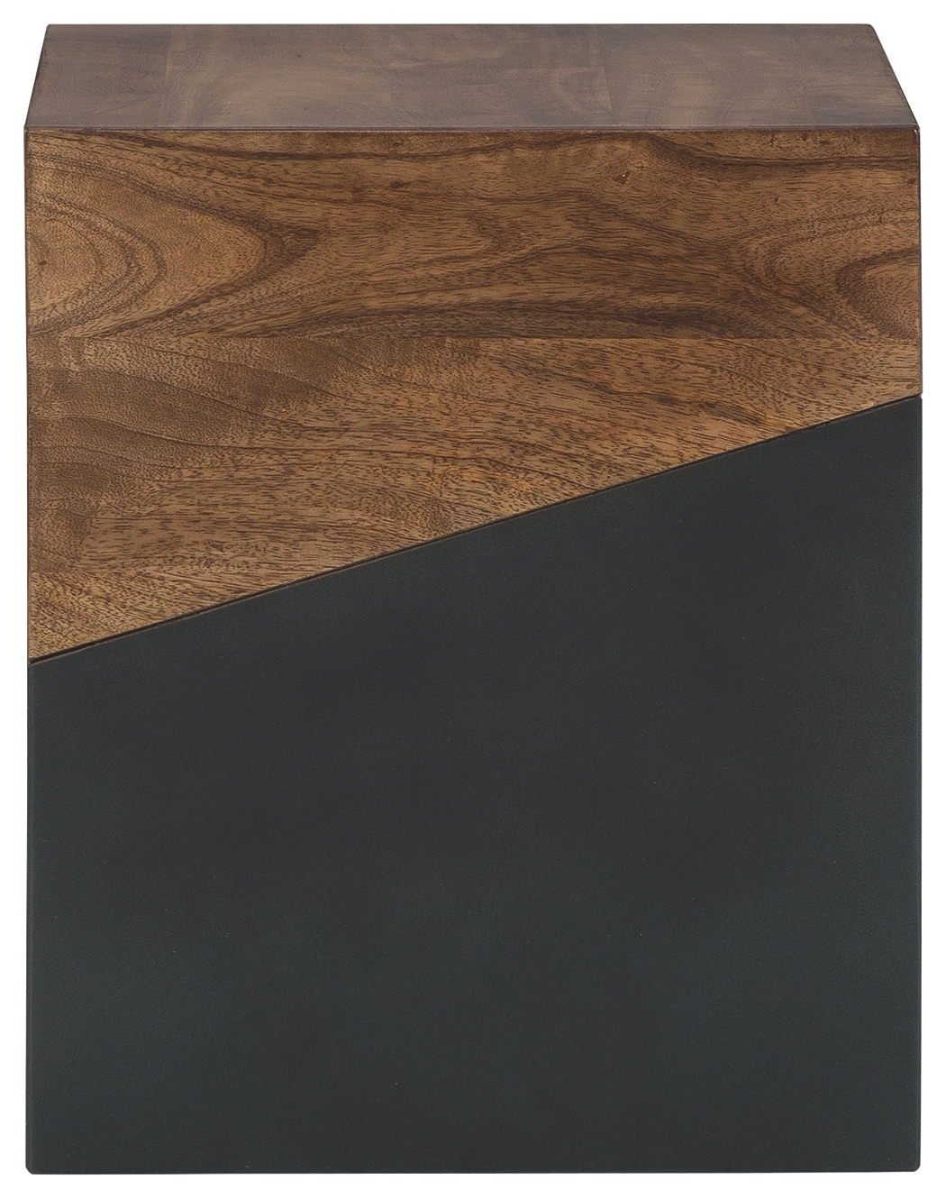 Trailbend - Accent Table - Brown / Gunmetal - Image 5