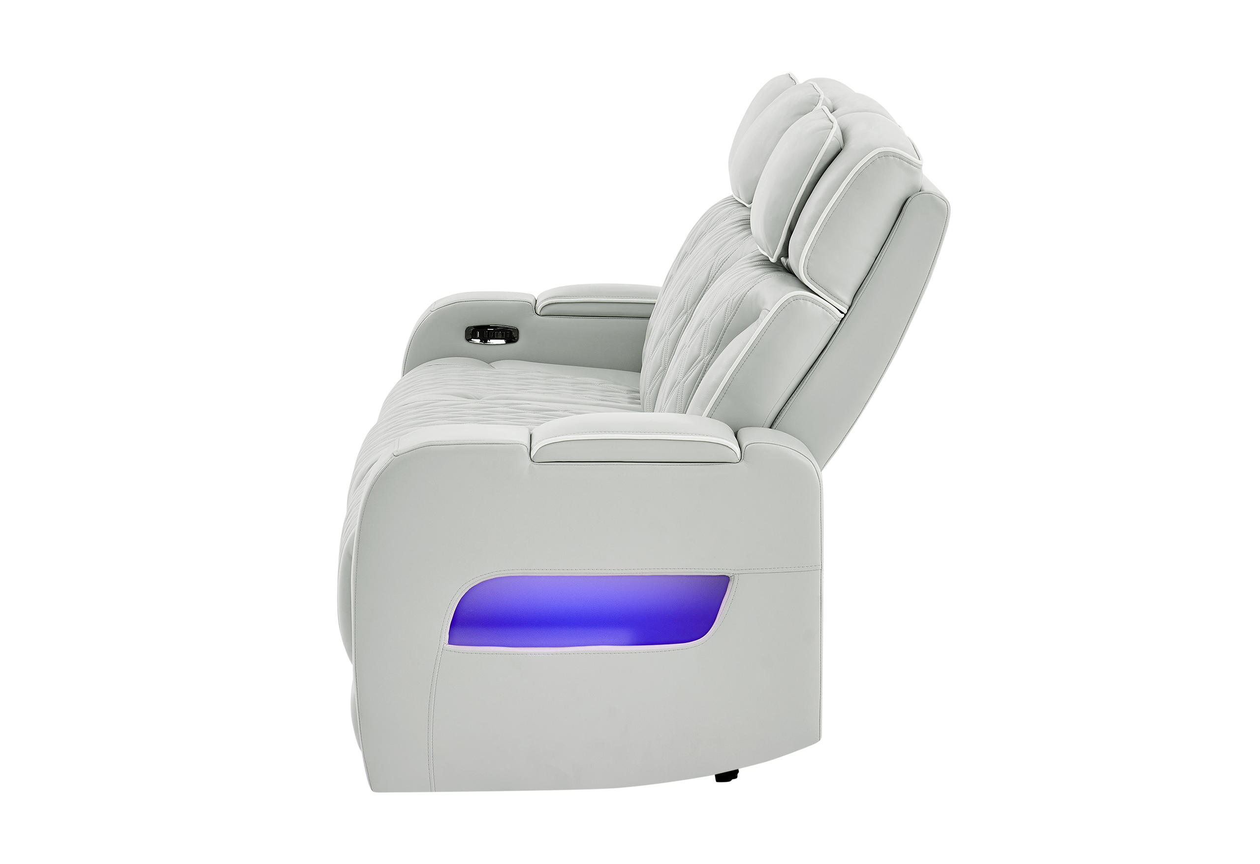 U8611 - Power Reclining Sofa With Power Headrest And LED - Image 3